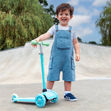 Load image into Gallery viewer, Boldcube Teeny 3 Wheel Scooter Blue