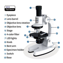 Load image into Gallery viewer, Science Microscope Set 1200X