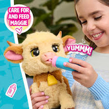 Load image into Gallery viewer, FurReal Plush Toy Interactive Pet Maggie the Feed & Follow Cow