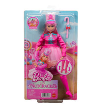 Load image into Gallery viewer, Barbie In The Nutcracker Daisy Ballerina Doll With Articulated Ankles And Candy Cane Baton