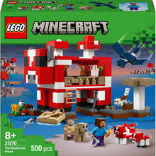 Load image into Gallery viewer, LEGO Minecraft 21270 The Mooshroom House Set