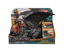 Load image into Gallery viewer, Dreamworks How to Train Your Dragon Action Figure Chomping Rampage Red Death