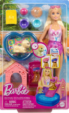 Load image into Gallery viewer, Barbie Puppy Pool Party Aloha Blonde Hair