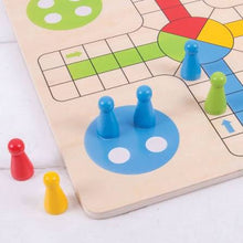 Load image into Gallery viewer, Bigjigs Traditional Ludo Wooden