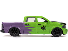 Load image into Gallery viewer, Jada 1:24 Hulk w/ 2014 RAM 1500 Pickup Truck -- Marvel The Avengers