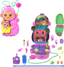 Load image into Gallery viewer, Polly Pocket Momma Monkey & Baby Playset