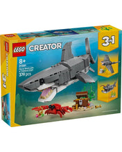 Load image into Gallery viewer, LEGO Creator 31381 3-in-1 Fierce Shark With A Treasure Chest Set