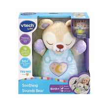 Load image into Gallery viewer, Vtech Soothing Sounds Bear Blue