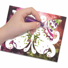 Load image into Gallery viewer, Nebulous Stars Glitter & Foil Art