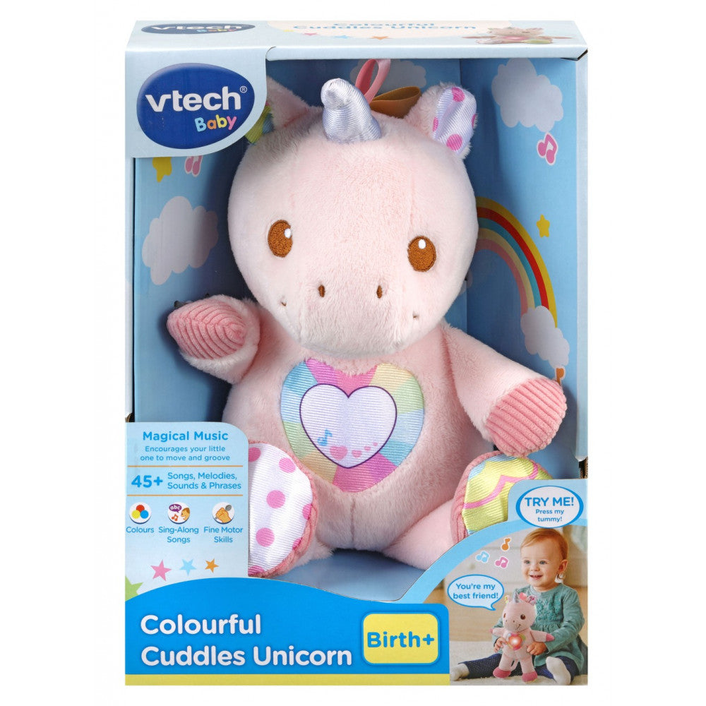 Vtech Colourful Cuddles Unicorn VT528103 Kellihers Toymaster (Toys