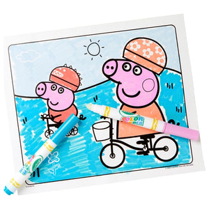 Crayola Color Wonder Peppa Pig Colouring Pages Book and Markers Set