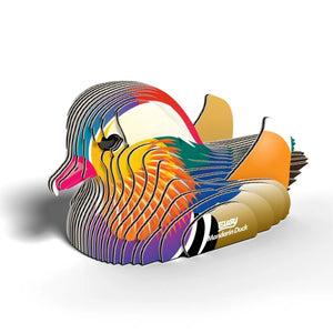 EUGY 3D Model Cardboard Kit Mandarin Duck
