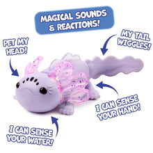 Load image into Gallery viewer, Fingerlings Interactive Pet Baby Axolotl Auggie Purple
