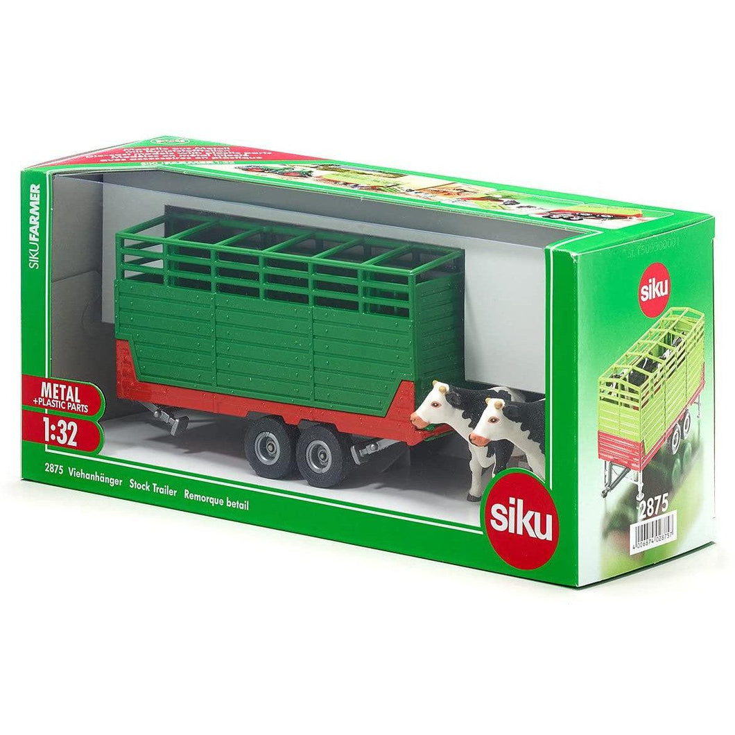 1:32 Cattle Trailer with 2 Cows S16/2875