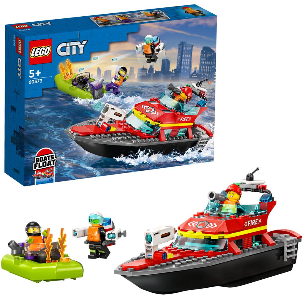 Lego City Fire Rescue Boat 60373