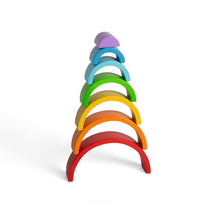 Load image into Gallery viewer, Big Jigs Wooden Stacking Rainbow Small
