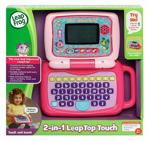 LeapFrog 2 in 1 Laptop Touch Pink