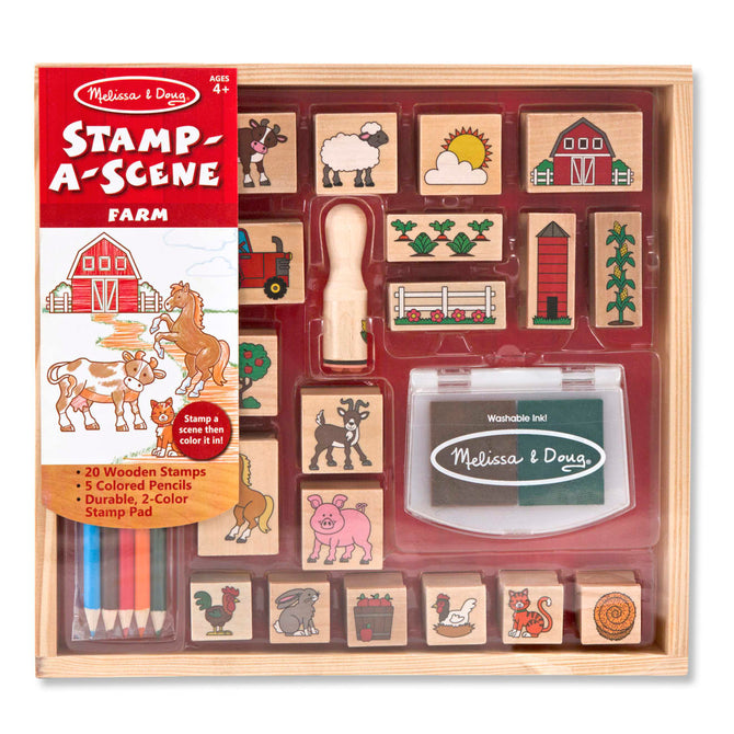 Melissa & Doug Stamp a Scene Farm