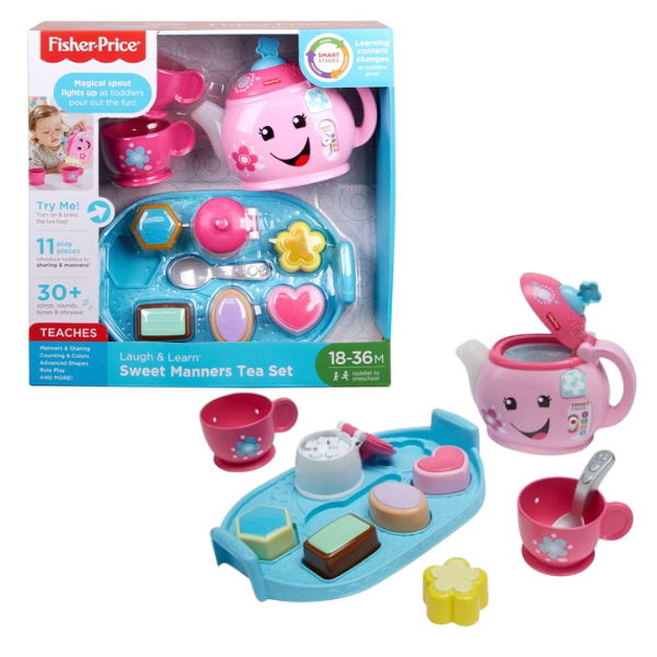 FISHER-PRICE LAUGH & LEARN SWEET MANNERS TEA SET
