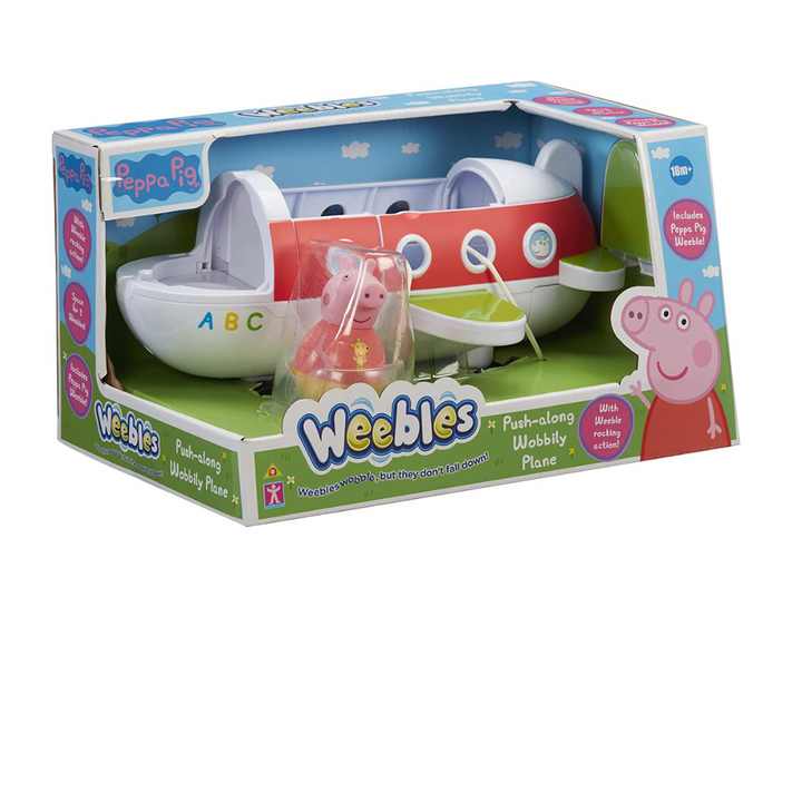 Peppa Pig Weebles Push Along Plane