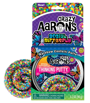 Crazy Aarons Social Butterfly Thinking Putty (TF020)