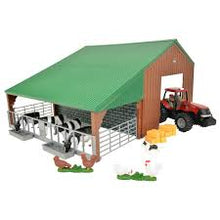 Load image into Gallery viewer, Britains 47019 Farm Building Set with Case Tractor
