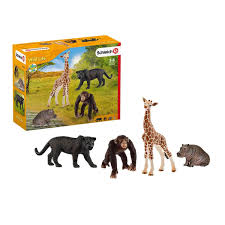 Schleich Wild Life 72162 4pc Wild Life Animal Set