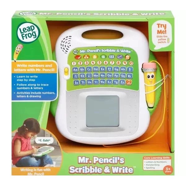 Mr pencil scribble and write on sale
