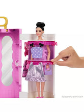 Load image into Gallery viewer, Deluxe Style Closet Playset with Spin &amp; Style Dressing Room, Vanity Area, 4 Fashions and 20+ Pieces
