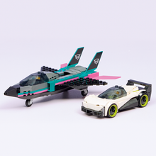 Load image into Gallery viewer, Lego City Jet Vs. Car Toy Cars And Jet Toy Playset 60489
