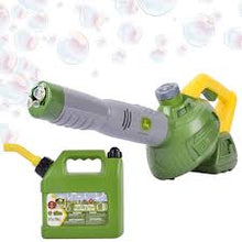 Load image into Gallery viewer, Tomy John Deere Bubble Leaf Blower &amp; Refill Can
