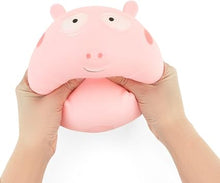 Load image into Gallery viewer, Jumbo Squishy Pig Slow-Rise Sensory Toy – Extra Large Squeeze
