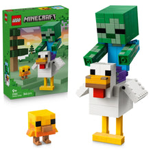 Load image into Gallery viewer, Lego Minecraft Chicken Jockey Building Toy Decor 21582
