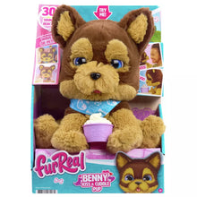 Load image into Gallery viewer, FurReal Benny The Kiss &amp; Cuddle Pup Interactive Plush Toy

