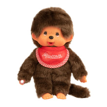 Load image into Gallery viewer, Monchhichi Classic Boy with Red Bib Plush Doll
