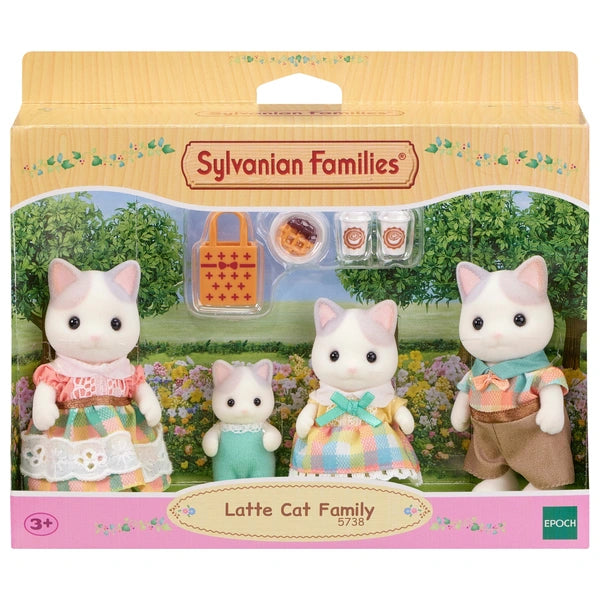 Sylvanian Families Latte Cat Family 5738