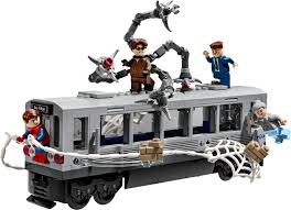 LEGO Marvel 76321 Spider-Man vs. Doc Ock Subway Train Scene Set