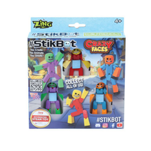 Load image into Gallery viewer, Stikbot 3PK Crazy Faces
