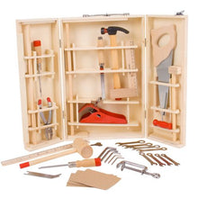 Load image into Gallery viewer, Wooden Junior Tool Box
