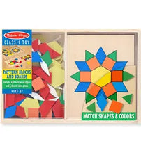 Load image into Gallery viewer, Melissa &amp; Doug Pattern Blocks and Boards
