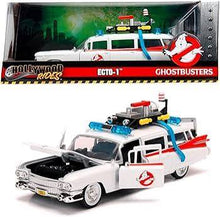 Load image into Gallery viewer, Jada Ghostbuster ECTO-1 1:24 Scale Die-Cast Model Car with Opening Doors, Boot &amp; Bonnet, White
