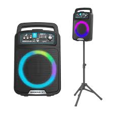 iDance Groove X1 Karaoke Machine Portable Speaker With Stand