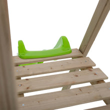 Load image into Gallery viewer, TP Forest Multiplay Double Wooden Swing Set &amp; Slide - FSC® certified
