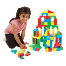 Load image into Gallery viewer, Melissa &amp; Doug 100 Piece Wood Blocks Set
