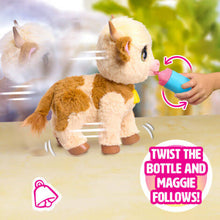 Load image into Gallery viewer, FurReal Plush Toy Interactive Pet Maggie the Feed &amp; Follow Cow
