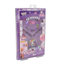 Load image into Gallery viewer, Sticki Rolls Aphmau Sticker Pendant and Bracelet Set with 120 Stickers
