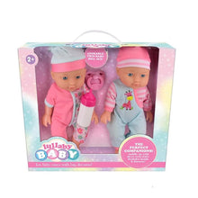 Load image into Gallery viewer, Lullaby Baby 30cm Twin Baby Doll Set

