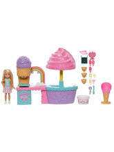Load image into Gallery viewer, Club Chelsea Ice Cream Shop Playset with Chelsea Doll, Sensory Dough and Accessories
