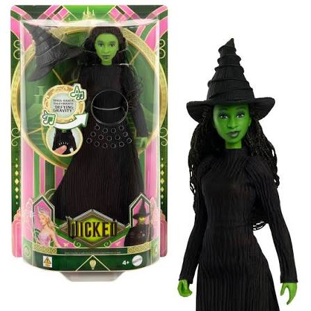 Wicked Doll Singing Elphaba 30cm