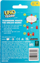 Load image into Gallery viewer, Uno Teams Card Game
